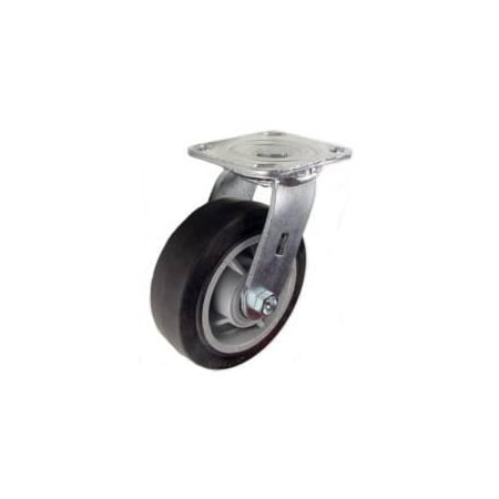 Mapp Caster 6"X2" Thermoplastic Rubber (TPR) Wheel Swivel Caster - 600 Lbs Cap 146PERB620S
